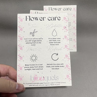Kartu Ucapan Terima Kasih Buatan Tangan Ramah Lingkungan dengan Cetakan Logo Sesuai Pesanan, Isi Benih yang Dapat Ditanam, Biodegradable, dan Benihnya Terlihat