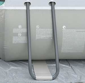 Ensemble de <span class=keywords><strong>piscine</strong></span> hors sol rectangulaire de grande taille 6,4 m x 3,05 m x 1,32 m avec filtre à sable et pompe - Product Image 4