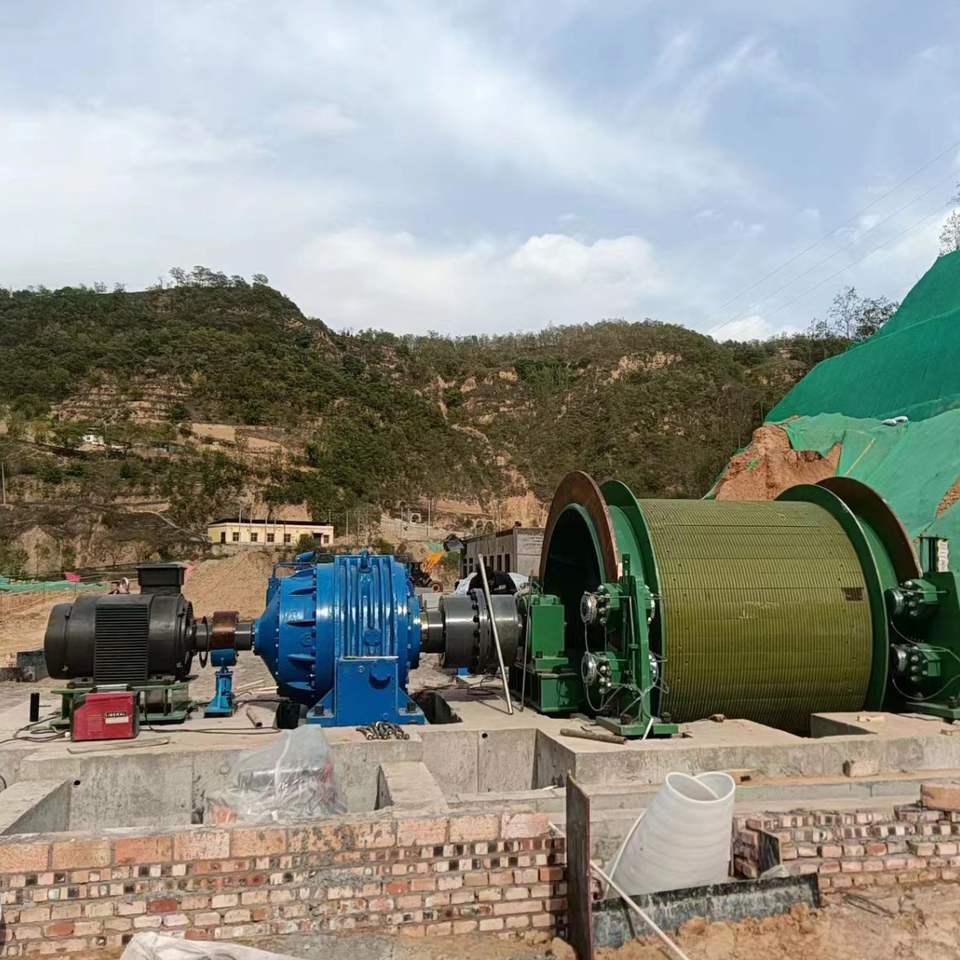 500m Mine Shaft Hoist for Gold Mining 3Ton Electric Lift Winch Machine ...