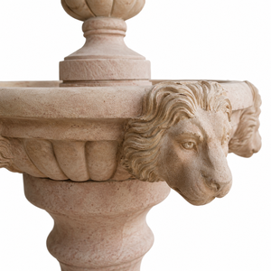 Fuente de Jardín Clásica Beige para Exteriores con Figuras Clásicas y Fuente de Agua para Plaza - Product Image 3