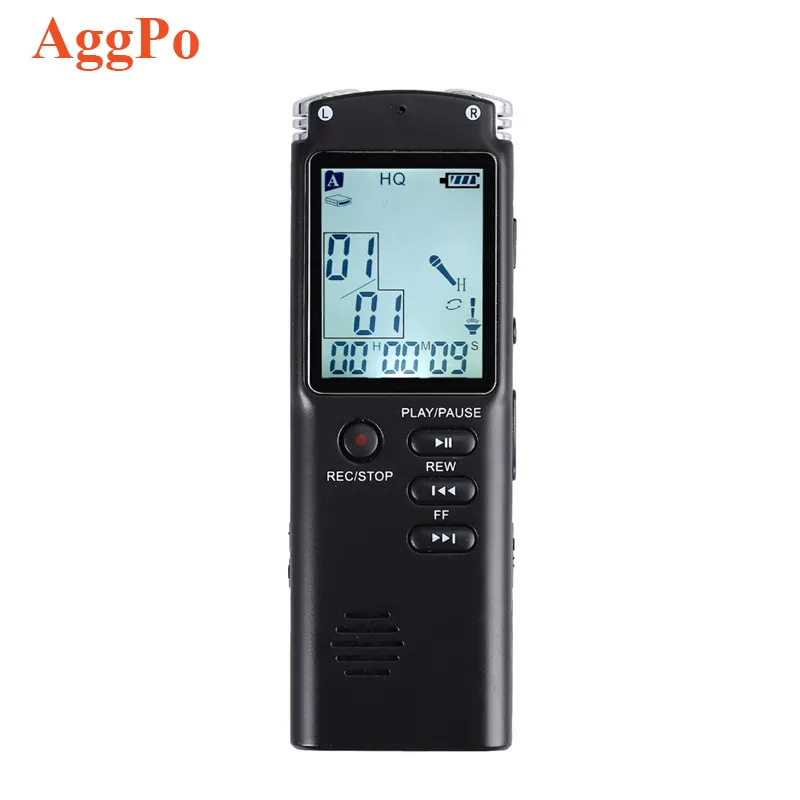 8GB 16GB 32GB Large Screen HD Long Range High Sound Quality Voice Recorder Noise Reduction Digital Voice Recorder