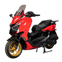 Motos a Gasolina Verificadas 150CC, Motor Rojo sin Escobillas, Motocicleta a Gasolina Refrigerada por Aire, Velocidad Máxima 100km/h, Freno de Disco, Scooter a Gasolina