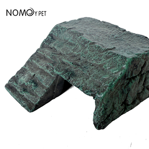 NOMOYPET Plate-forme de Offre Spéciale en résine Reptile Hides Cave Shelter <span class=keywords><strong>avec</strong></span> échelle - Product Image 4