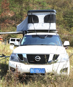 Tente de camping 3-4 personnes <span class=keywords><strong>toile</strong></span> insonorisée toit de voiture tout-terrain tente de toit <span class=keywords><strong>caravane</strong></span> <span class=keywords><strong>pliante</strong></span> - Product Image 6
