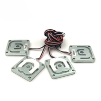 Sensor de fuerza de puente completo de 4 hilos, plano, delgado, miniatura, micro, celda de carga pequeña de 5kg, 10kg, 20kg, 30kg, 50kg, 75kg, 100kg, 150kg