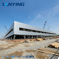 Structure métallique préfabriquée pour entrepôt d'usine industrielle de 1000 m² à 5000 m²