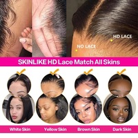 Pré plumer HD dentelle frontale perruque vison Invisible peau fondre suisse HD dentelle avant perruques brutes brésiliennes perruques de cheveux humains pour les femmes noires