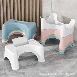 Toilet stool, footstool, squatting stool for defecating, <b>step</b> stool, toilet seat, bathroom footrest, household use. - Product Image 4