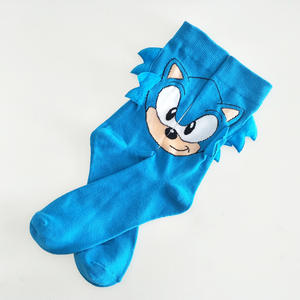 Chaussettes hautes à motif licorne et <span class=keywords><strong>Sonic</strong></span>, unisexe, en coton, pour le sport, vente chaude - Product Image 2