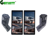 Système de rétroviseur électronique pour bus et camion de 10,36 pouces, système DVR, enregistreur H.265, moniteur, 2 canaux, caméra latérale BSD AHD