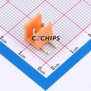 MXHT396R-3.96-02P-OE01-Cu-A Plug-in Terminal Block Bent Lead Through Hole,P=3.96mm Board-to-Board / Socket - Open 1x2P 3.96mm - Product Image 1