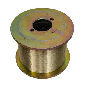 Brass Plated Steel Wire High Precision Silicon Cutting Saw Wire For Diamond Saw