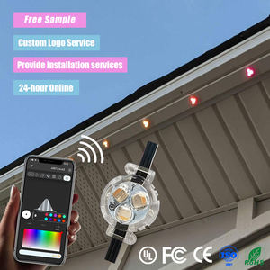 Luces Navideñas Permanentes para Exteriores, Iluminación Decorativa Impermeable, Fuente de Luz LED para Navidad, Adecuadas para Aleros y Patios - Product Image 2