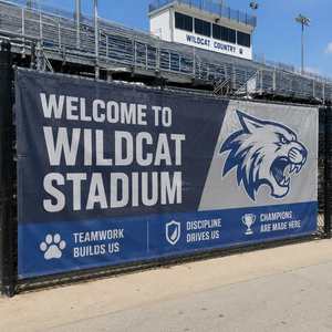 Wholesale High Quality Windproof Waterproof UV Resistant Eco-Friendly Portable Vinyl <b>Banner</b> for Construction Site Sports Stadium - Product Image 1