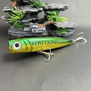 เหยื่อปลอมแบบป๊อปเปอร์ขนาด 13 ซม. น้ำหนัก 60 กรัม เหยื่อแข็งทำจากพลาสติก สำหรับตกปลาทะเล เหยื่อตกปลาแบบทรอลลิ่ง เหยื่อปลอมแบบผิวน้ำ - Product Image 6