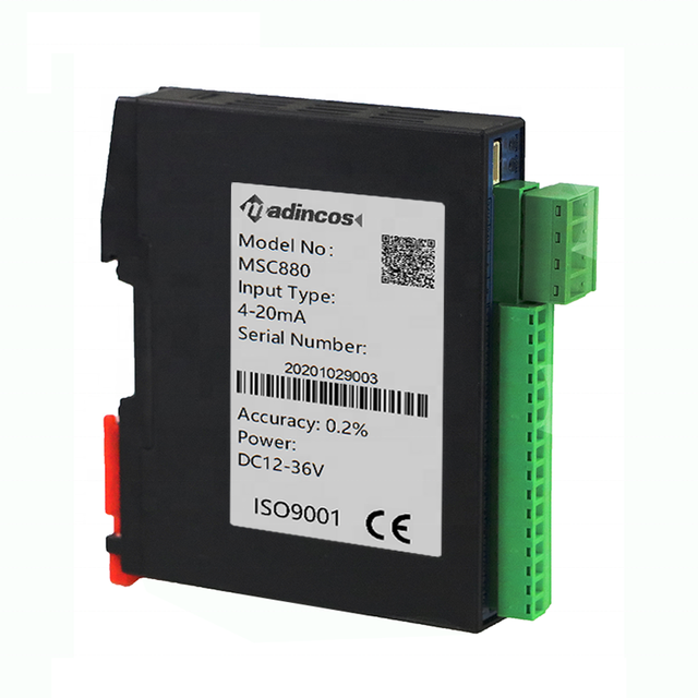 MSC880 High Quality Universal Analog Input Module 0-5V/0-10V/4-20mA Modbus RS485 PLC/HMI/SCADA Data Monitoring System OEM 0.2%FS