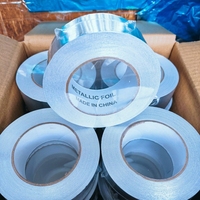 Ruban adhésif en aluminium de haute pureté pour usage en laboratoire et scientifique, ruban adhésif stable résistant aux produits chimiques pour le blindage