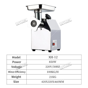 Hachoir à viande professionnel commercial 8 12 22 32 220V en acier inoxydable, modèle de table, vente chaude - Product Image 3
