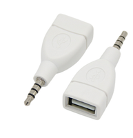 Vente en gros Prise USB 2.0 femelle vers adaptateur audio stéréo 3.5MM mâle