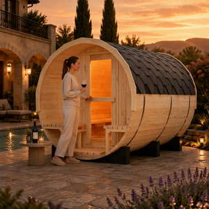 Sauna en bois sur mesure pour 4 à 6 personnes, fabricant <span class=keywords><strong>de</strong></span> cabines <span class=keywords><strong>de</strong></span> sauna pour hôtels, centres <span class=keywords><strong>de</strong></span> villégiature et centres <span class=keywords><strong>de</strong></span> bien-être - Product Image 2