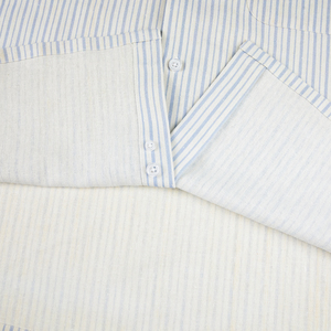 Camicie da <span class=keywords><strong>uomo</strong></span> personalizzabili <span class=keywords><strong>a</strong></span> <span class=keywords><strong>righe</strong></span> <span class=keywords><strong>a</strong></span> maniche lunghe in misto cotone <span class=keywords><strong>di</strong></span> alta qualità - Product Image 6