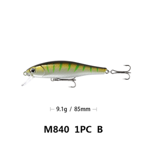 Fatti a mano 8.5 centimetri 9.1g <span class=keywords><strong>esche</strong></span> <span class=keywords><strong>artificiali</strong></span> fishing lure acqua dolce acqua salata di pesca in plastica dura lure floating minnow pesce esca - Product Image 2