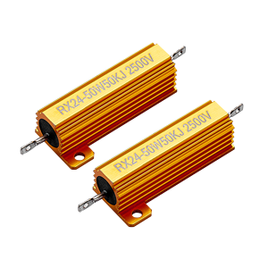 Resistencia Dinámica <span class=keywords><strong>de</strong></span> Frenado <span class=keywords><strong>de</strong></span> Aluminio Dorado Hongda RX24-500W, Resistencia Bobinada <span class=keywords><strong>de</strong></span> Alta Carga con Carcasa <span class=keywords><strong>de</strong></span> Aluminio - Product Image 4