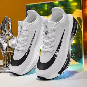 Chaussures de course et de marche rembourrées pour hommes, baskets de course tout-terrain, semelles épaisses, légères, respirantes, chaussures de jogging et de tennis pour femmes - Product Image 5