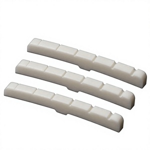 Ranura para nut de hueso para guitarra eléctrica de 6 cuerdas, 43x33x4mm, para <span class=keywords><strong>modelos</strong></span> fabricados en China - Product Image 1