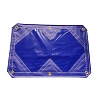 Bâche en PVC robuste avec œillets, bords renforcés, imperméable et résistante aux UV, pour le transport de marchandises sur camion