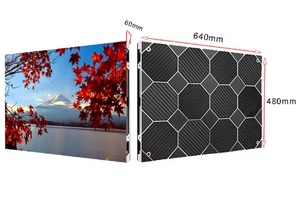จอวิดีโอวอลล์ในอาคารความละเอียดสูง P1.86 จอแสดงผล LED แบบยืดหยุ่นสีสันสดใส ขนาด 640x480 มม. ติดตั้งบนผนังได้ - Product Image 3