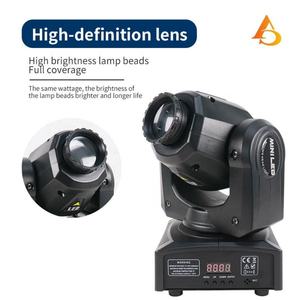 Aicpose 30W Mini Sharpy Beam Moving Head Light RGBW Luces de Escenario Foco Móvil - Product Image 3