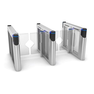 Torniquete Moderno de Alta Velocidad, Barrera Automática Abatible para Edificios de Oficinas y Estaciones, con Reconocimiento Facial, Código QR y RFID - Product Image 2