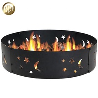 Simple En Métal Personnalisé Motif Extérieur Chauffage Anneau de Feu Sans Fond