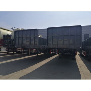 Semi-<span class=keywords><strong>remorque</strong></span> utilitaire à 3 essieux avec ridelles latérales pour le transport de marchandises en vrac, semi-<span class=keywords><strong>remorque</strong></span> à ridelles latérales avec panneaux - Product Image 2