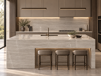 Dalles de marbre blanc Grabapple en pierre naturelle pour plateaux de table basse, meubles-lavabos de salle de bain, panneaux muraux, crédences et carreaux de sol