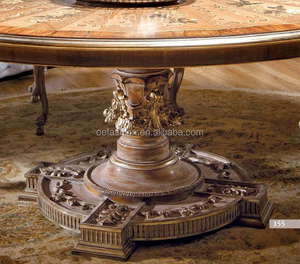 OE-FASHION Europea personalizzato da <span class=keywords><strong>tavolo</strong></span> scultura in legno massello di lusso <span class=keywords><strong>6</strong></span> <span class=keywords><strong>posti</strong></span> <span class=keywords><strong>tavolo</strong></span> da pranzo rotondo per mobili per la casa - Product Image 4
