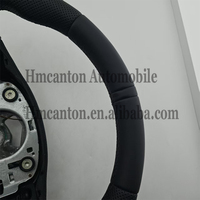Volant sport en cuir perforé pour E90/E91/E92/E93 Série 3, taille de poignée 50 mm
