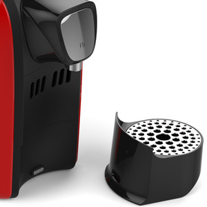 Macchina per Caffè Espresso Domestica in Offerta, Macchina per Caffè Italiana OEM Rossa in ABS, Tazza Grande / Tazza Piccola, Parti di Ricambio Gratuite 1100 - Product Image 3
