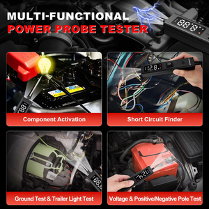 ECT200 Detector de Circuitos Automotrices, Herramienta de Diagnóstico Rápido de Fallas, Detector de Circuitos de Nivel Profesional para Pruebas Eléctricas - Product Image 5
