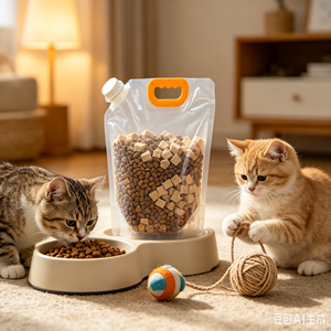 Hot Sale 5L Resealable Spout Bag For Pet Food <b>Refill</b> And Daily Use - Product Image 1