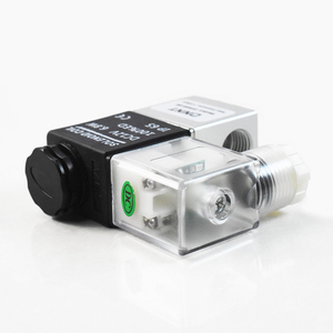 2 puertos 2 posiciones 1/4 pulgadas 2/2 vías Mini válvula solenoide de control direccional de aire neumático 2V025-08 12VDC 24VDC 220VAC 110VAC - Product Image 6