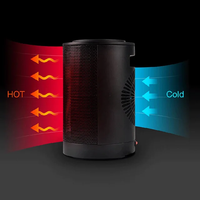 Calentador PTC de 1200W con Distribución de Aire de Ángulo Amplio y Interruptor Trasero Principal
