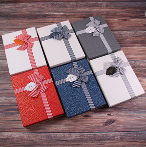 Logotipo personalizado de lujo rectángulo <span class=keywords><strong>para</strong></span> vestido con arco-nudo elegante mate embalaje caja de regalo - Product Image 6