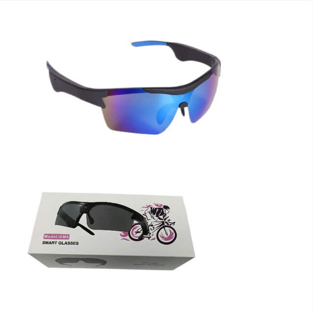 GM6 AI Smart Glasses Real-time Multilingual Translation IPX5 Waterproof Multifunctional Smart Eyeglasses