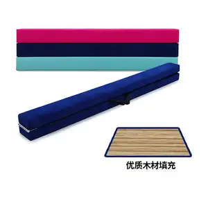 Custom Size Logo Color Non Slip Folding Kids Training Gymnastics Balance Beam