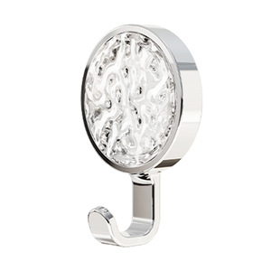 ตะขอแขวนผ้าขนหนูแบบหมุนได้ ไม่ต้องเจาะ ติดด้วยกาวสุญญากาศ ดีไซน์หรูหรา ทันสมัย สีทอง/สีเงิน สำหรับห้องน้ำ - Product Image 5