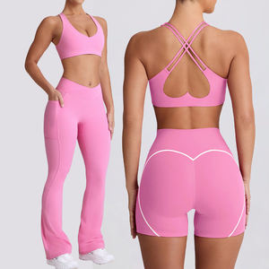 Nuevo Conjunto Deportivo Transpirable de Yoga para Mujer, Estilo Sling, para Ejercicio al Aire Libre, de Secado Rápido - Product Image 1