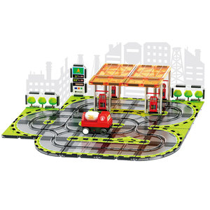 <span class=keywords><strong>City</strong></span> <span class=keywords><strong>Builder</strong></span> Set di 30 Pezzi Piastrelle Magnetiche Stazione di Servizio 3D Blocchi Costruzioni Fai da Te Giocattolo Educativo STEM per Bambini e Bambine - Product Image 1