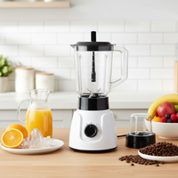 Mixeur portable Calinfor 500W, presse-agrumes, broyeur, mixeur, hachoir, robot culinaire avec fonction de pilonnage
